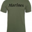 Тренировочная оливковая футболка Морской Пехоты США Rothco Physical Training T-Shirt "MARINES" Olive Drab 60157 - Тренировочная футболка Морской Пехоты США оливковая Rothco Physical Training T-Shirt "MARINES" Olive Drab 60157