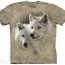 Футболка с волками The Mountain T-Shirt Sunlit Soulmates 105908 - Футболка с волками The Mountain T-Shirt Sunlit Soulmates 105908