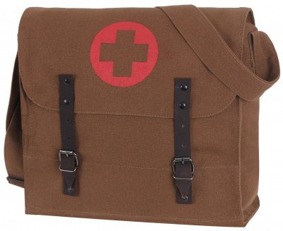 Сумка Rothco Vintage Medic Bag With Cross Brown 8586, фото