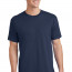 Темно-синяя мужская американская хлопковая футболка Port & Company Core Cotton Tee PC54 Navy - Темно-синяя мужская американская хлопковая футболка Port & Company Core Cotton Tee PC54 Navy