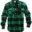 Мужская зеленая фланелевая рубашка буффало Rothco Buffalo Plaid Flannel Shirt Green / Black 4667 - Мужская зеленая фланелевая рубашка буффало Rothco Buffalo Plaid Flannel Shirt Green / Black 4667