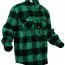 Мужская зеленая фланелевая рубашка буффало Rothco Buffalo Plaid Flannel Shirt Green / Black 4667 - Мужская зеленая фланелевая рубашка буффало Rothco Buffalo Plaid Flannel Shirt Green / Black 4667