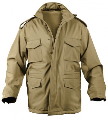 Куртка полевая тактическая койотовая Rothco Soft Shell Tactical M-65 Jacket Coyote 5244, фото