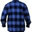 Мужская фланелевая рубашка буффало в синюю клетку Rothco Buffalo Plaid Flannel Shirt Blue / Black 4739 - Мужская фланелевая рубашка буффало в синюю клетку Rothco Buffalo Plaid Flannel Shirt Blue / Black 4739