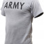 Футболка тренировочная армейская серая Rothco Physical Training T-Shirt "ARMY" Grey - Футболка тренировочная армейская серая Rothco Physical Training T-Shirt "ARMY" Grey