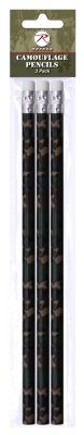Карандаши камуфлированные с ластиком Rothco Camouflage Pencils 1008, фото