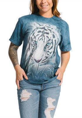 Футболка с тиграми The Mountain T-Shirt Thoughtful White Tiger 105964 , фото