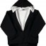 Куртка на искусственном меху черная Rothco Heavyweight Sherpa Lined Zippered Sweatshirt Black 8266 - Куртка на искусственном меху Rothco Heavyweight Sherpa Lined Zippered Sweatshirt Black - 8266