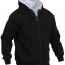 Куртка на искусственном меху черная Rothco Heavyweight Sherpa Lined Zippered Sweatshirt Black 8266 - Куртка на искусственном меху черная Rothco Heavyweight Sherpa Lined Zippered Sweatshirt Black 8266