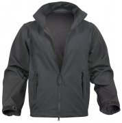 Rothco Black Soft Shell Uniform Jacket Black - 9834