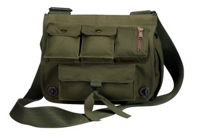 Сумка винтажная оливковая Rothco Venturer Survivor Shoulder Bag Olive Drab 2396, фото
