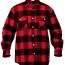 Фланелевая рубашка буффало красная Rothco Buffalo Plaid Flannel Shirt Red / Black 4739 - Фланелевая рубашка буффало красная Rothco Buffalo Plaid Flannel Shirt Red / Black 4739