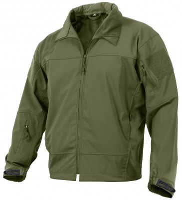 Куртка летняя оливковая софтшелл Rothco Covert Ops Light Weight Soft Shell Jacket Olive Drab 5872, фото