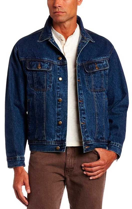 Wrangler men's rugged wear unlined denim jacket cheap