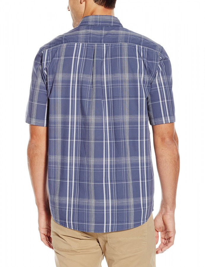 Wrangler authentics men's short sleeve sales canvas shirt