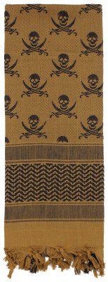 Арафатка Rothco Shemagh Tactical Desert Scarf Calico Jack Coyote Brown 8539, фото