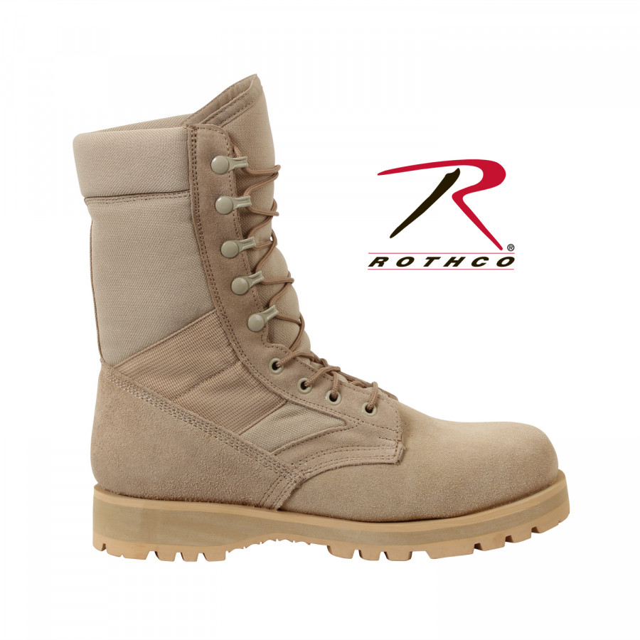 Rothco G.I. Type Jungle Boots Sierra Sole Desert Tan 5257