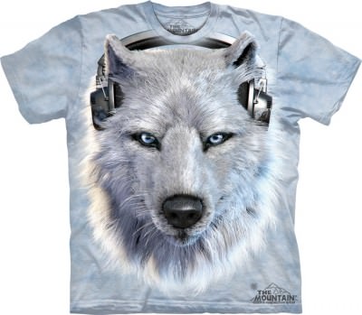 Футболка The Mountain - White Wolf DJ, фото