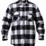 Белая фланелевая рубашка буффало Rothco Buffalo Plaid Flannel Shirt White / Black 4667 - Белая фланелевая рубашка буффало Rothco Buffalo Plaid Flannel Shirt White / Black 4667