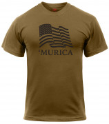Rothco Athletic Fit 'Murica US Flag Athletic Fit  T-Shirt 2923