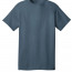 Мужская американская хлопковая футболка в цвете синий стальной Port & Company Core Cotton Tee PC54 Steel Blue - Мужская американская хлопковая футболка в цвете синий стальной Port & Company Core Cotton Tee PC54 Steel Blue