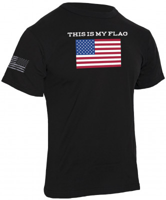 Футболка с флагом США и надписью "Это мой флаг" Rothco "This Is My Flag" T-Shirt 2742, фото