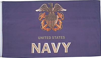 Флаг Военно-Морского Флота США Rothco U.S. Navy Anchor Flag (90 x 150 см) 1497, фото