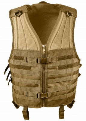 Жилет разгрузочный модульный койотовый Rothco MOLLE Modular Vest Rothco MOLLE Modular Vest Coyote 5404, фото