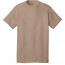Песочная мужская американская хлопковая футболка Port & Company Core Cotton Tee PC54 Sand - Песочная мужская американская хлопковая футболка Port & Company Core Cotton Tee PC54 Sand