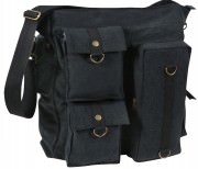 Сумка Rothco Vintage Multi Pocket Messenger Bag - Black - 9124