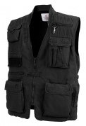 Rothco Deluxe Safari Outback Vest Black 7575 