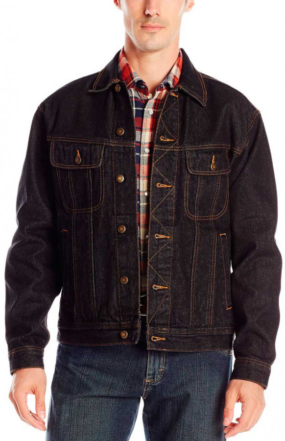 Wrangler men's rugged wear unlined denim jacket clearance