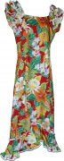 Pacific Legend Long Muumuu Dress - 334-3799 Red