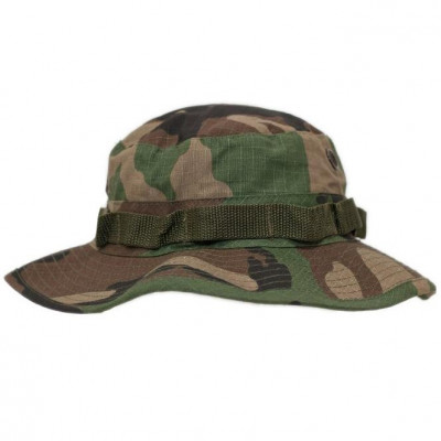 Американская военная панама (рип-стоп) лесной камуфляж Rothco 100% Cotton Rip-Stop Boonie Hat Woodland Camo 5817, фото