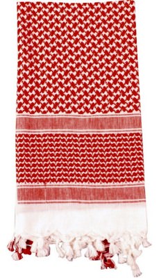 Арафатка Rothco Shemagh Tactical Desert Scarf Red / White - 8537, фото