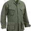 Китель винтажный оливковый Эры Вьетнама Rothco Vintage Vietnam Fatigue Shirt Rip-Stop Olive Drab 4687 - Китель винтажный оливковый Эры Вьетнама Rothco Vintage Vietnam Fatigue Shirt Rip-Stop Olive Drab 4687