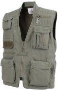 Rothco Deluxe Safari Outback Vest Olive Drab 7580