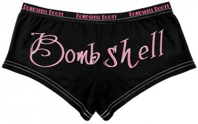 Женские трусики Rothco Women's Booty Shorts Black w/ "Bombshell" - 3703, фото
