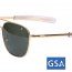 Очки пилота золотая оправа зеленые линзы American Optical Original Pilots Sunglasses 55mm Green / Gold Frame 10724 - Очки пилота золотая оправа зеленые линзы American Optical Original Pilots Sunglasses 55mm Green / Gold Frame 10724