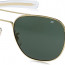 Очки пилота золотая оправа зеленые линзы American Optical Original Pilots Sunglasses 55mm Green / Gold Frame 10724 - Очки пилота золотая оправа зеленые линзы American Optical Original Pilots Sunglasses 55mm Green / Gold Frame 10724