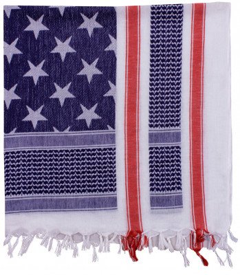 Арафатка с флагом США Rothco US Flag Shemagh Tactical Desert Scarf 88550, фото