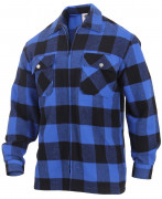 Rothco Concealed Carry Flannel Shirt Blue 3866