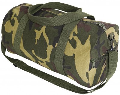 Сумка спортивная дафл Rothco Canvas Shoulder Duffle Bag Woodland Camo 2211, фото