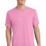 Розовая мужская американская хлопковая футболка Port & Company Core Cotton Tee PC54 Candy Pink - Розовая мужская американская хлопковая футболка Port & Company Core Cotton Tee PC54 Candy Pink