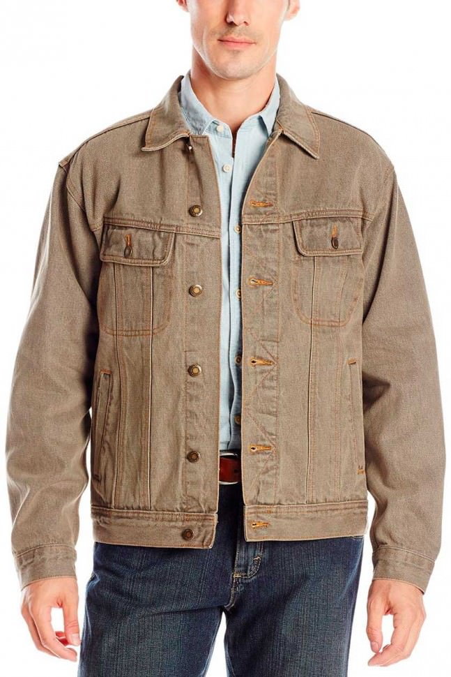 Wrangler men's rugged wear unlined denim jacket cheap