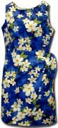 Pacific Legend Hawaiian Sarong Dress - 313-3236 Blue