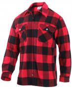 Rothco Concealed Carry Flannel Shirt Red 3966