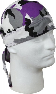 Бандана с завязками фиолетовый камуфляж Rothco Headwrap Ultra Violet Camo 5150, фото