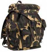 Rothco Canvas Outdoorsman Rucksack Woodland Camo 2306