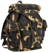 Rothco Canvas Outdoorsman Rucksack Woodland Camo 2306